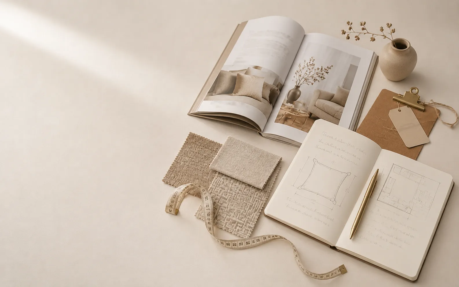 DomiCraft custom project planning materials and Lookbook