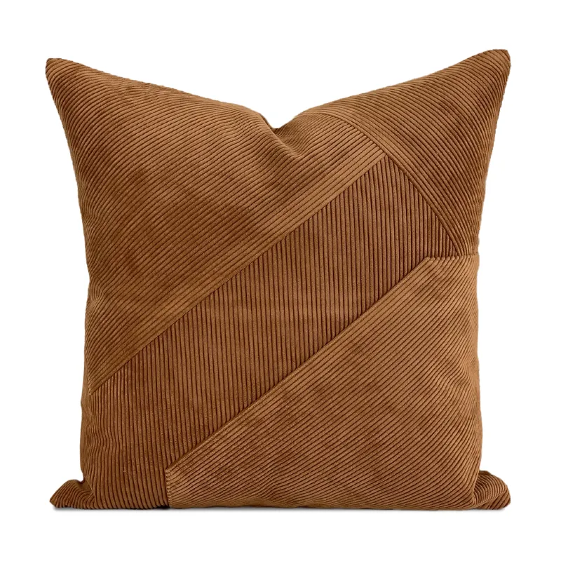 Terracotta Patchwork Pillow