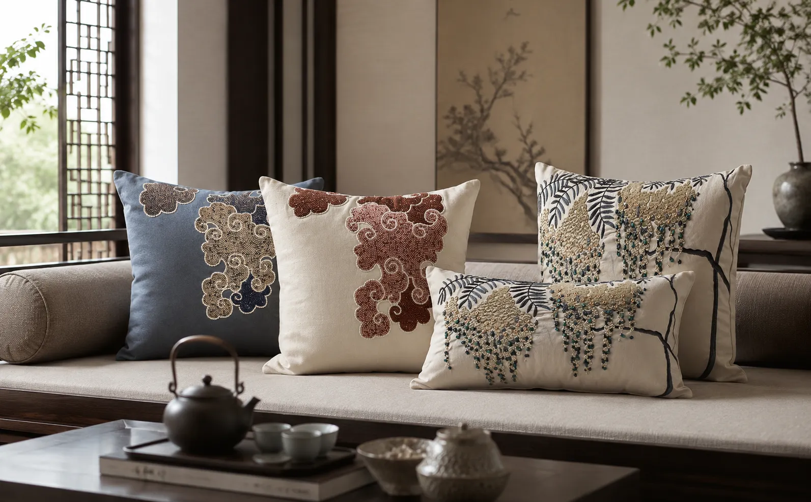 Oriental Accent pillow direction