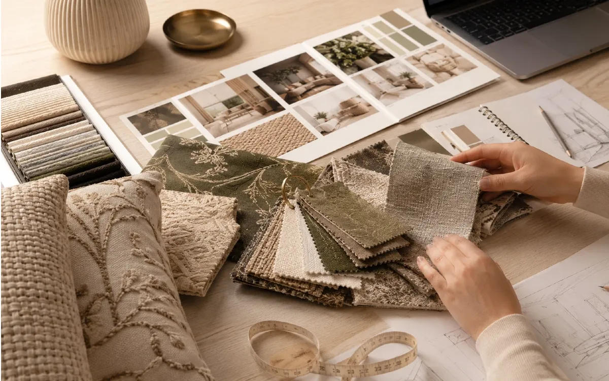 DomiCraft fabric and material selection
